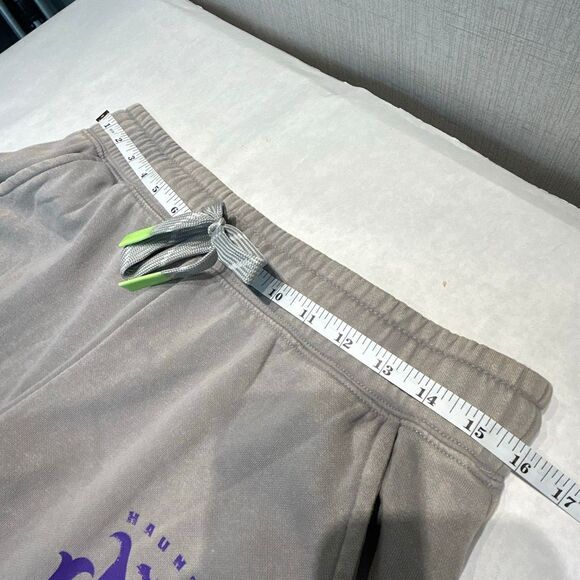 Disney Parks Sz Medium Sweatpants The Haunted Mansion THM Gray Purple Logo Jogge - Picture 10 of 12